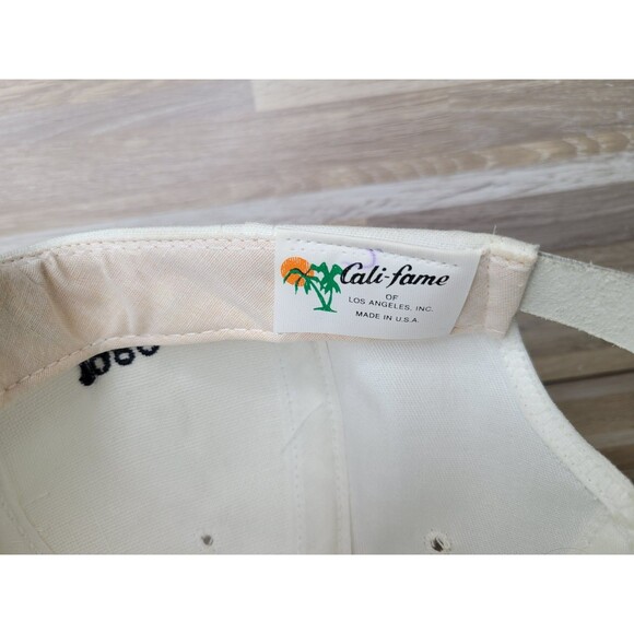 Vintage 1990s AT&T Pebble Beach National Pro-Am Embroidered White‎ USA Hat - Picture 5 of 8